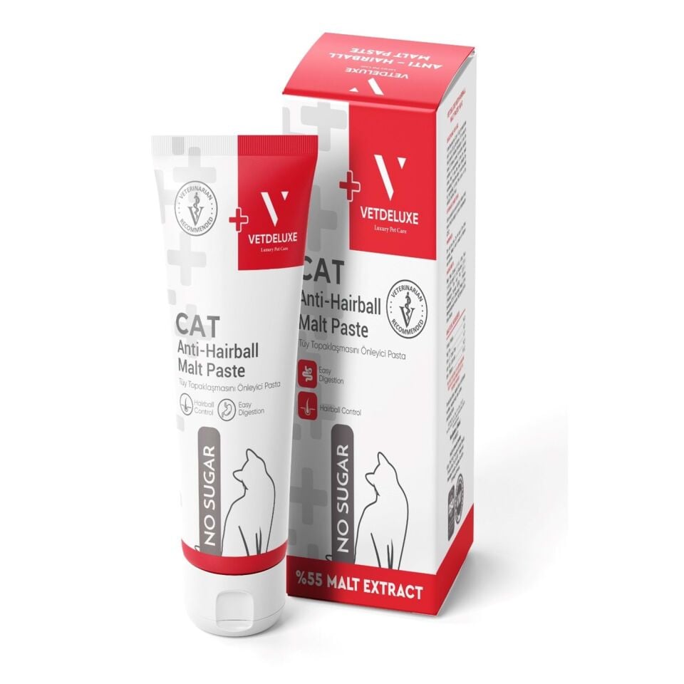 VETDELUXE Antihairball Malt Paste 100 gr