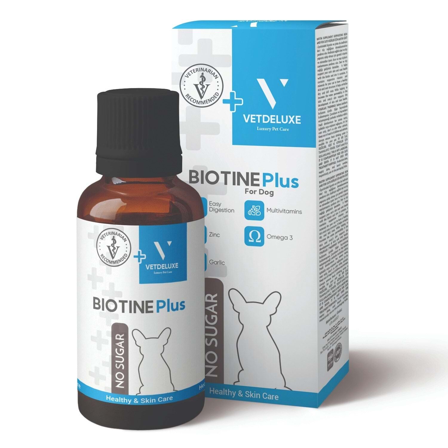 VETDELUXE Biotin Köpek Damla 100 ml