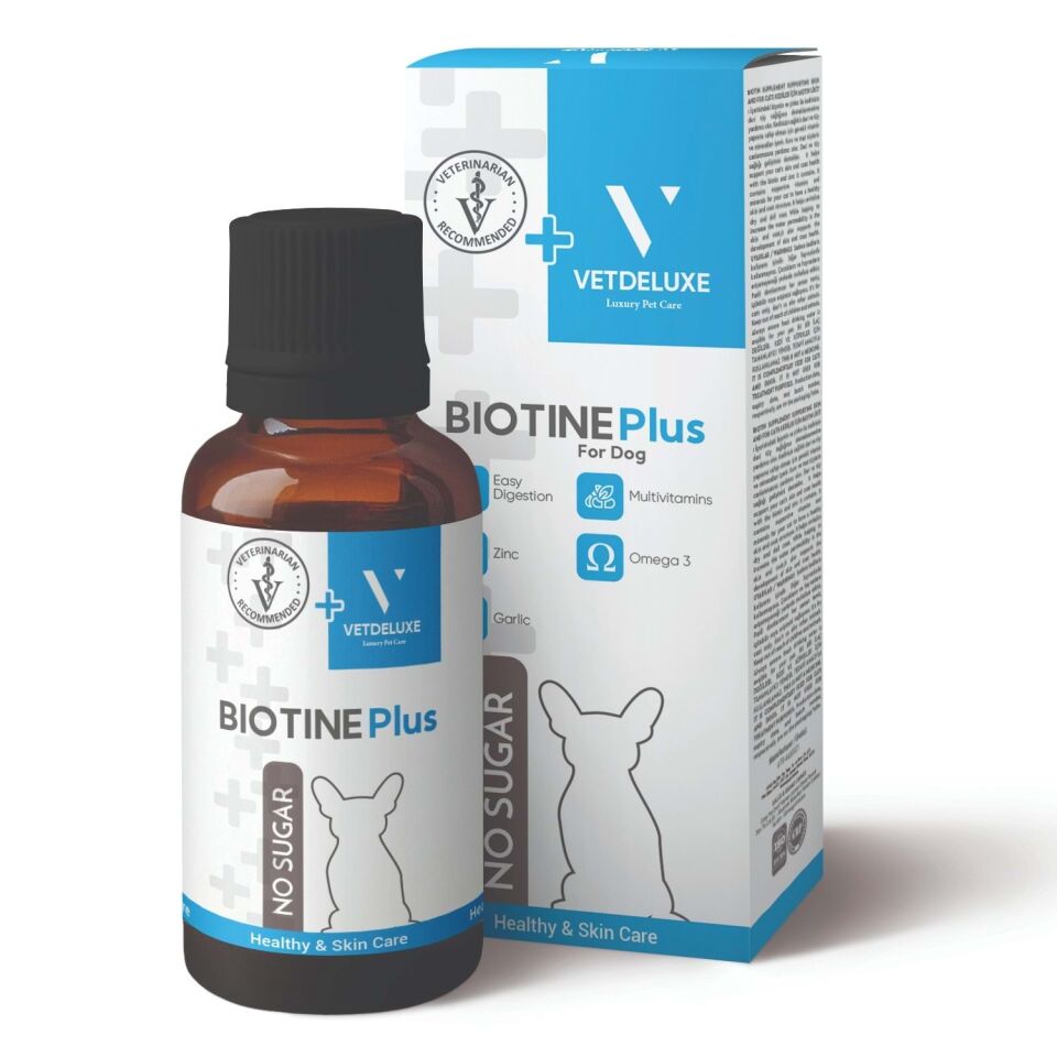 VETDELUXE Biotin Köpek Damla 100 ml