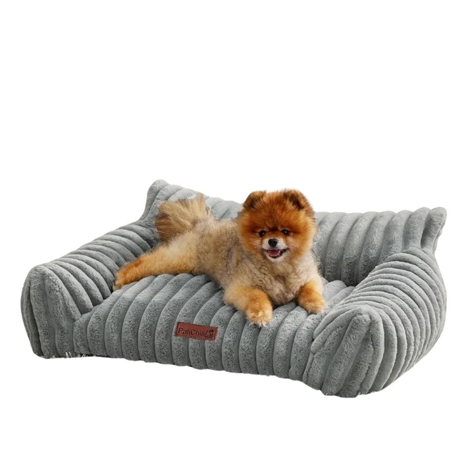 Pati Chill Luna kedi köpek yatağı S beden gri