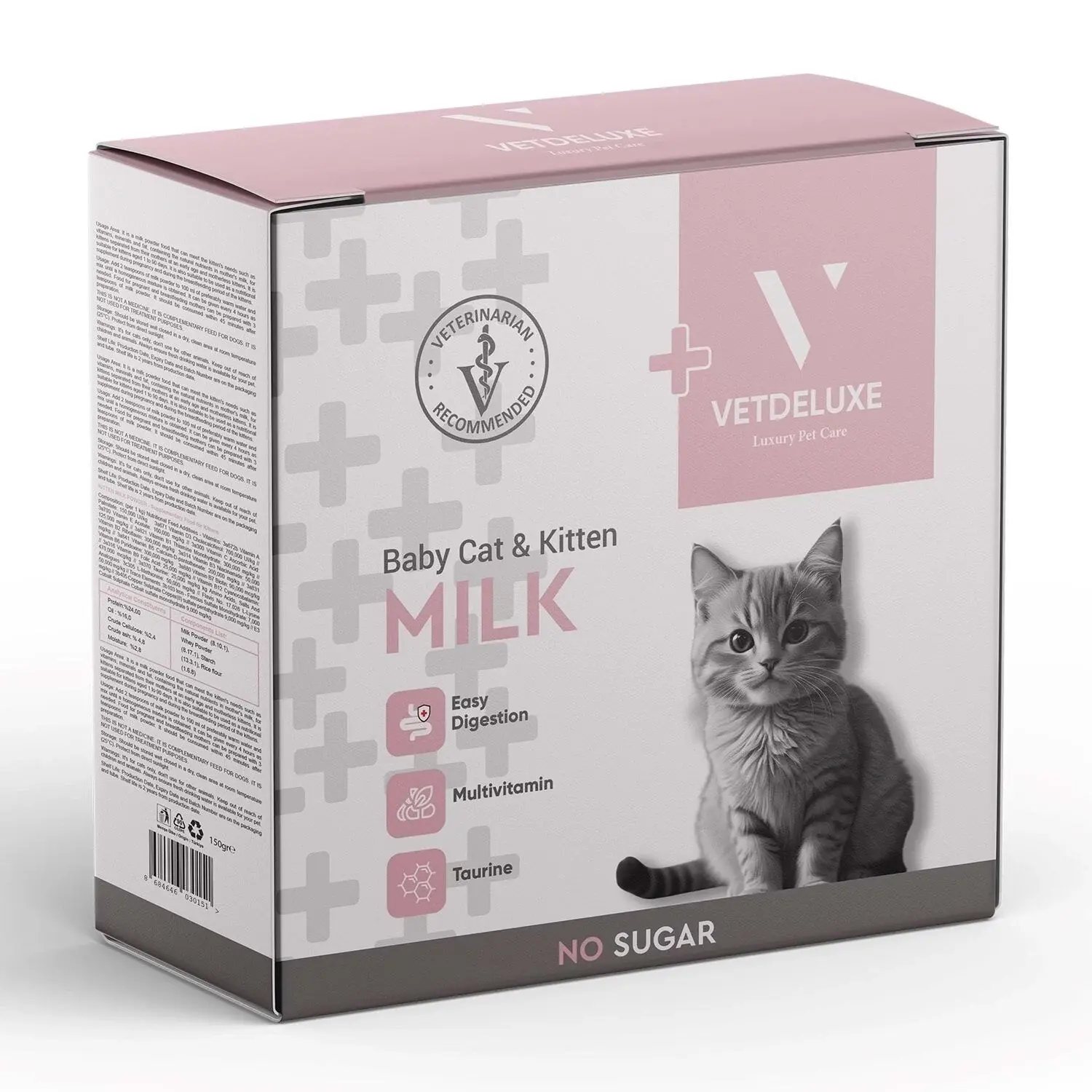 VETDELUXE Kedi Süt Tozu