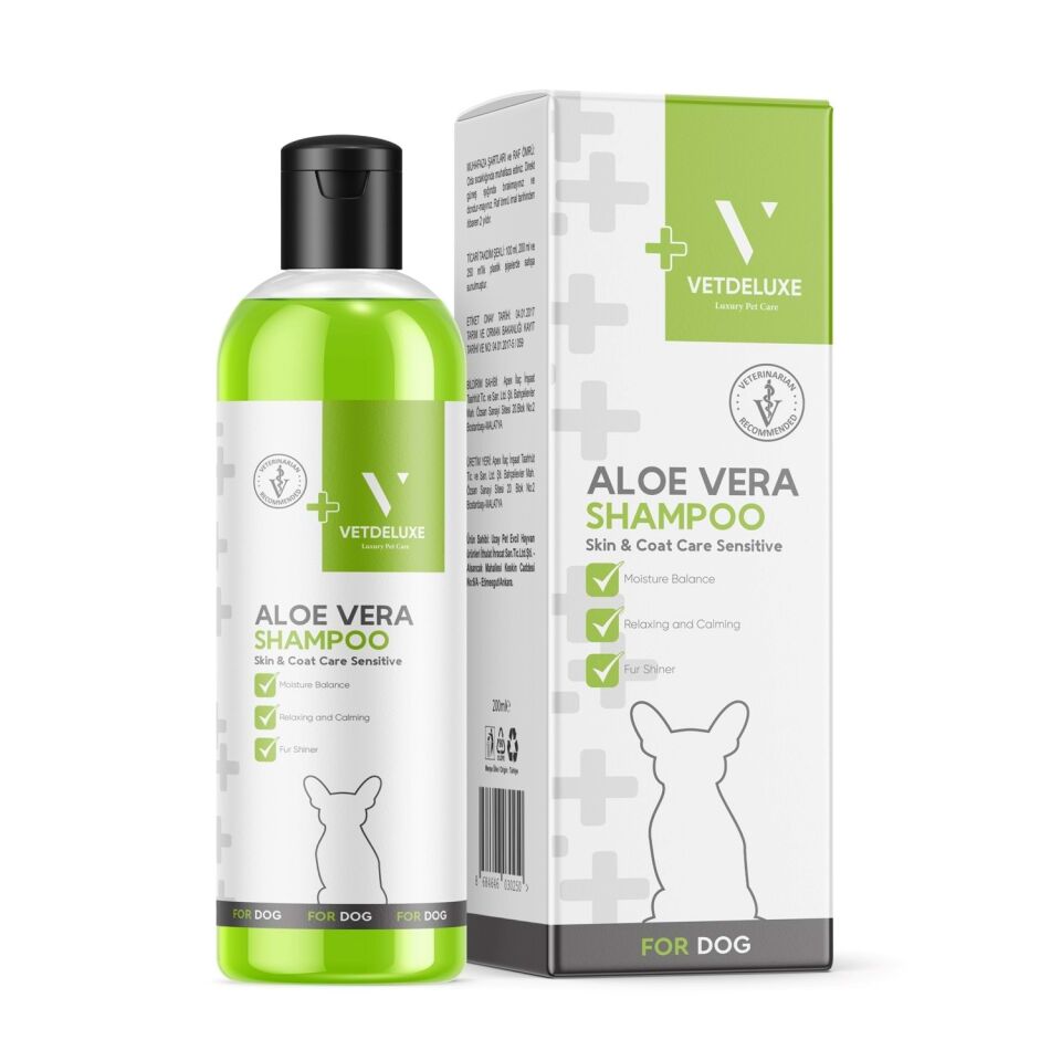 VETDELUXE Aloevera Şampuan 200 ml
